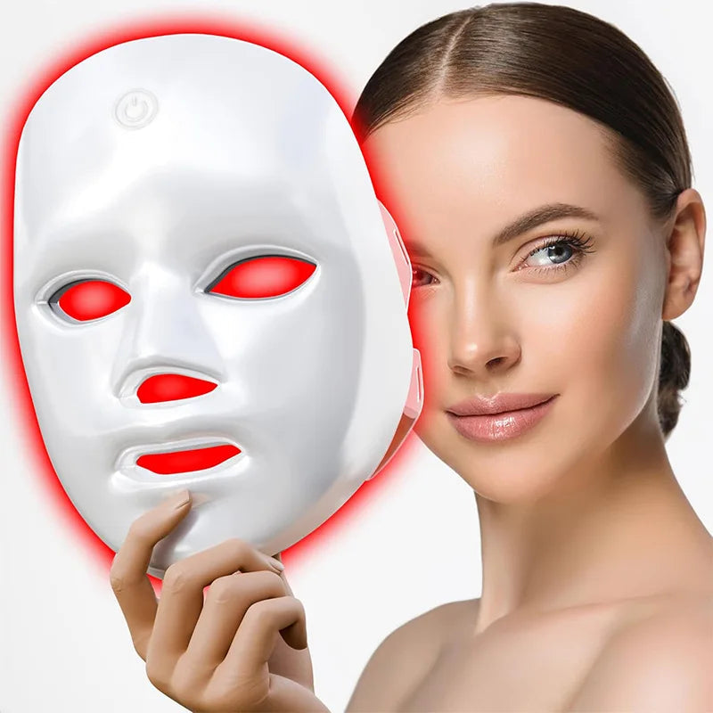 Máscara LED facial de 7 colores LumiSpa Pro
