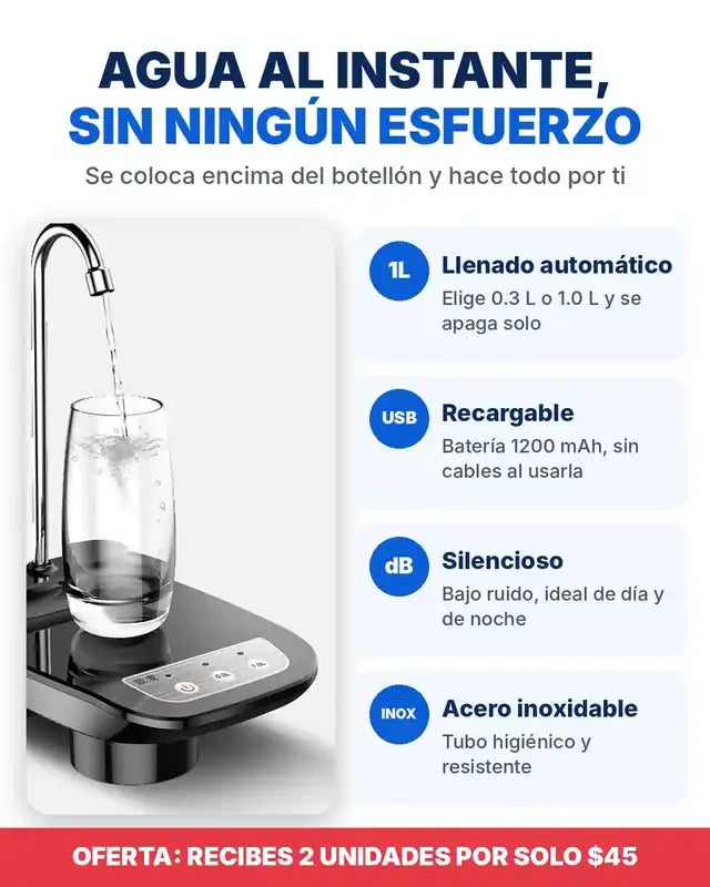 Agua al instante - oferta 2 unidades por $45