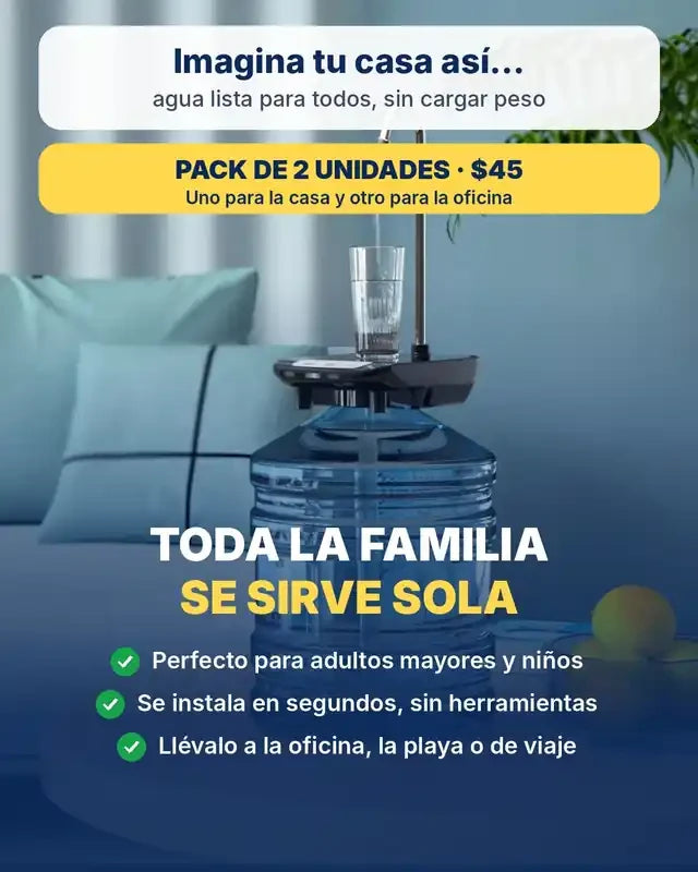 Pack de 2 unidades por $45 - uno para la casa y otro para la oficina